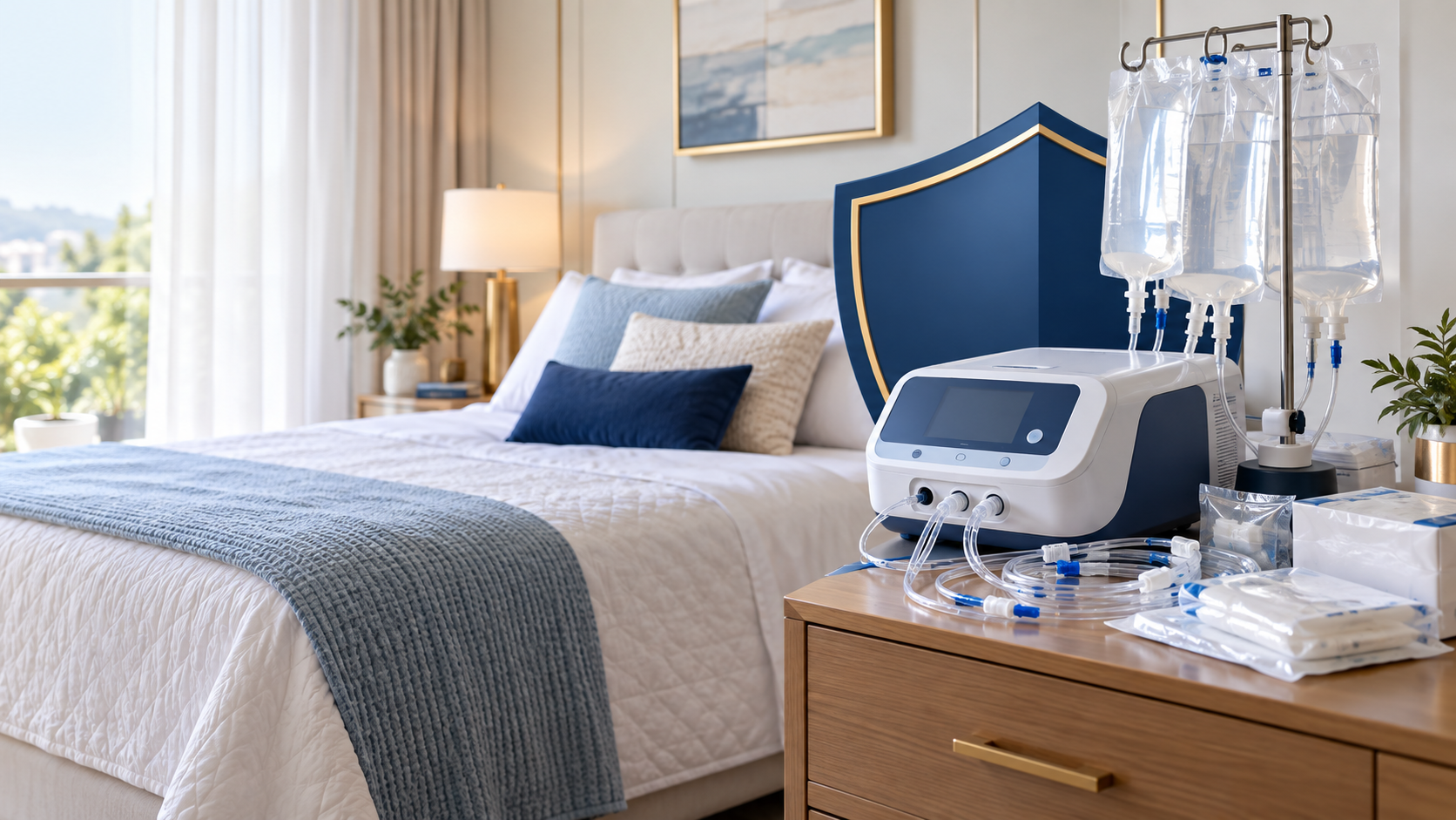Diálise peritoneal automática em casa: quais são as regras de cobertura?